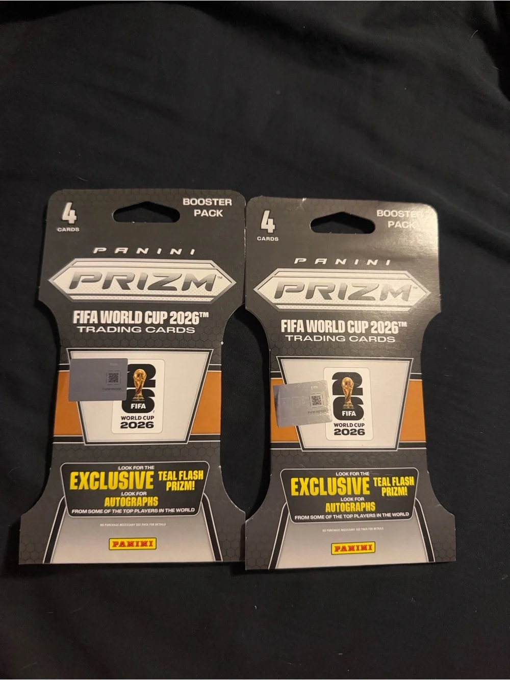 Panini Prizm FIFA World Cup 2026 Pack - Black & Orange Accents
